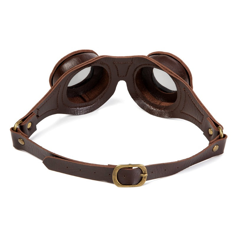 Halloween Steampunk Vintage Gothic Goggles Eye Protection Eyewear