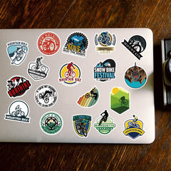 50pcs Mountain Bike Stickers Adult Waterproof Vinyl Stickers For Teen Girl