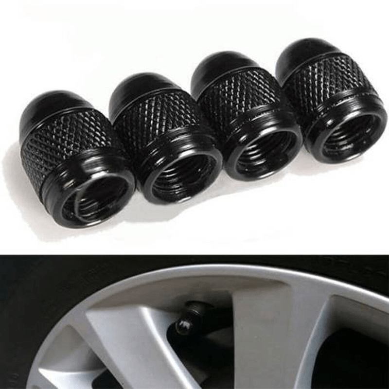 4pcs Aluminum Nipple Caps Car Truck Vent Caps Tire Valve Caps