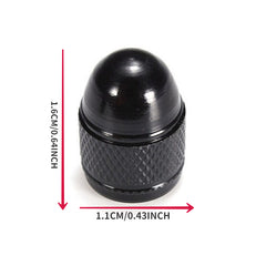 4pcs Aluminum Nipple Caps Car Truck Vent Caps Tire Valve Caps