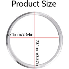 4pcs Aluminum Alloy Wheel Hub Centric Rings for Car
