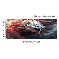 Dragon Gaming Mousepad HD Keyboard Pad Anti-Slip Office Mat