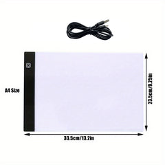 A4 LED Light Pad Copy Board USB Powered