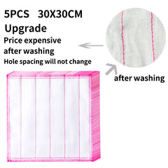 10pcs Microfiber Dish Clothes Absorbent Cleaning Tools For Kitchen
