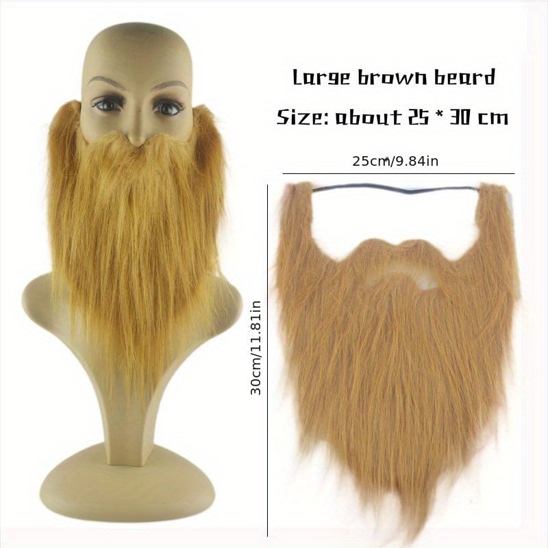 Funny Fluffy Santa Claus Beard Halloween Cosplay Costume Props
