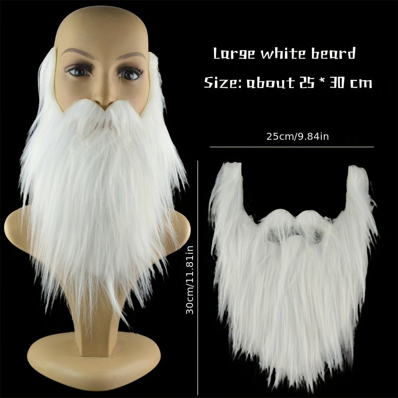 Funny Fluffy Santa Claus Beard Halloween Cosplay Costume Props