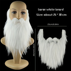 Funny Fluffy Santa Claus Beard Halloween Cosplay Costume Props