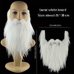 Funny Fluffy Santa Claus Beard Halloween Cosplay Costume Props