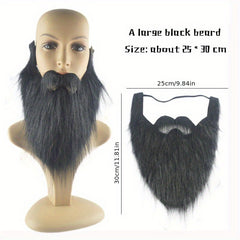Funny Fluffy Santa Claus Beard Halloween Cosplay Costume Props