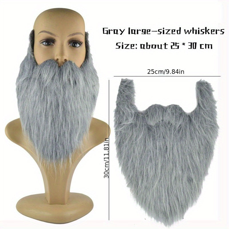 Funny Fluffy Santa Claus Beard Halloween Cosplay Costume Props
