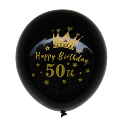 15pcs Birthday Balloons for Milestone Birthday Party Decorations