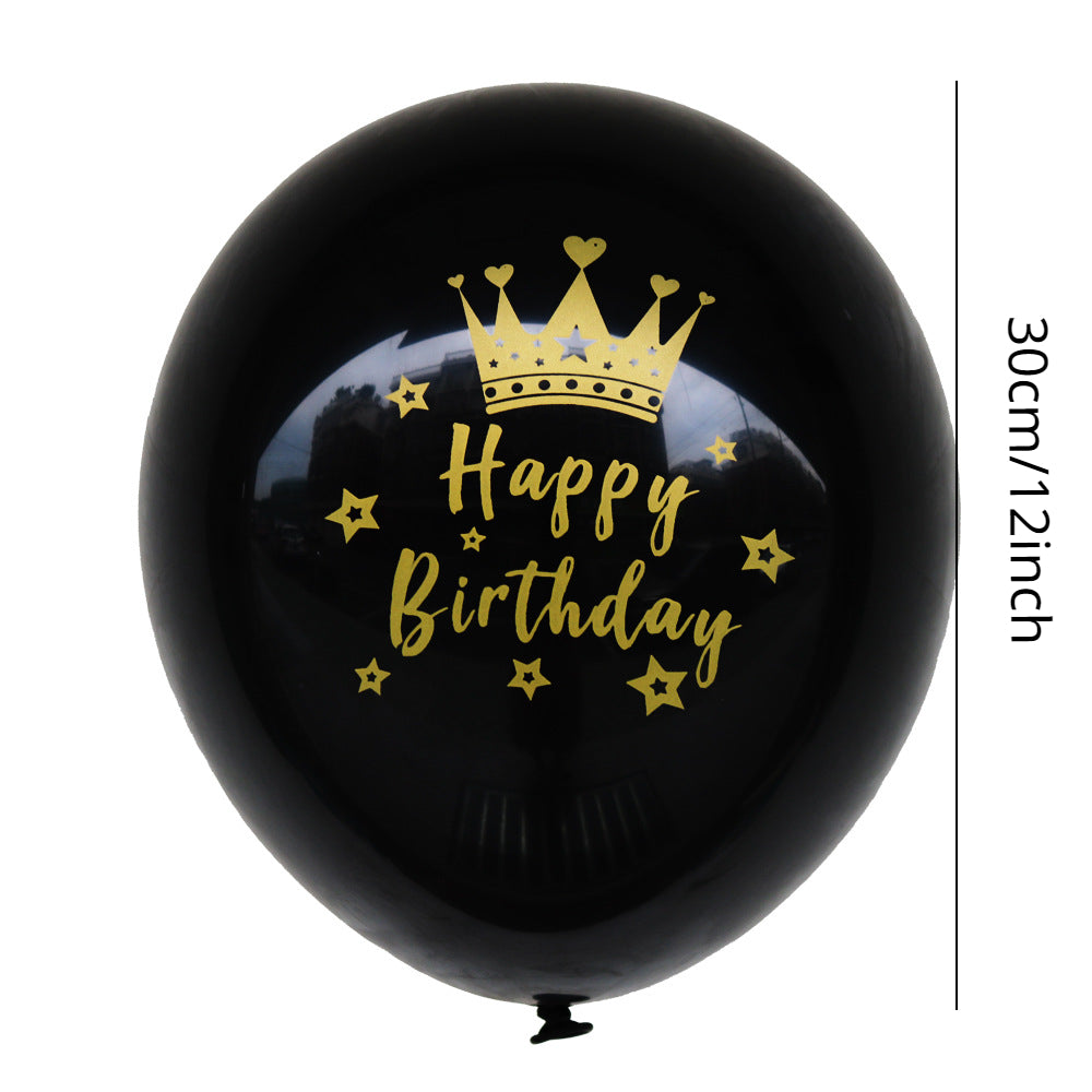15pcs Birthday Balloons for Milestone Birthday Party Decorations