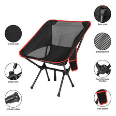 Portable Folding Camping Chair Outdoor Garden Fishing Seat