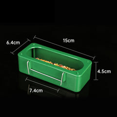 Bird Hanging Feeder Anti-scatter Bowl Automatic Drinking Fountain