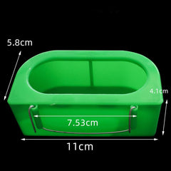 Bird Hanging Feeder Anti-scatter Bowl Automatic Drinking Fountain