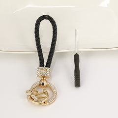 Rhinestone Key Chain Bag Ornament Birthday Gift Men Women