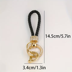 Rhinestone Key Chain Bag Ornament Birthday Gift Men Women