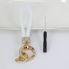 Rhinestone Key Chain Bag Ornament Birthday Gift Men Women