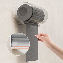 Wall Mounted Trash Bag Storage Box Kitchen Bathroom Container Home Supplies