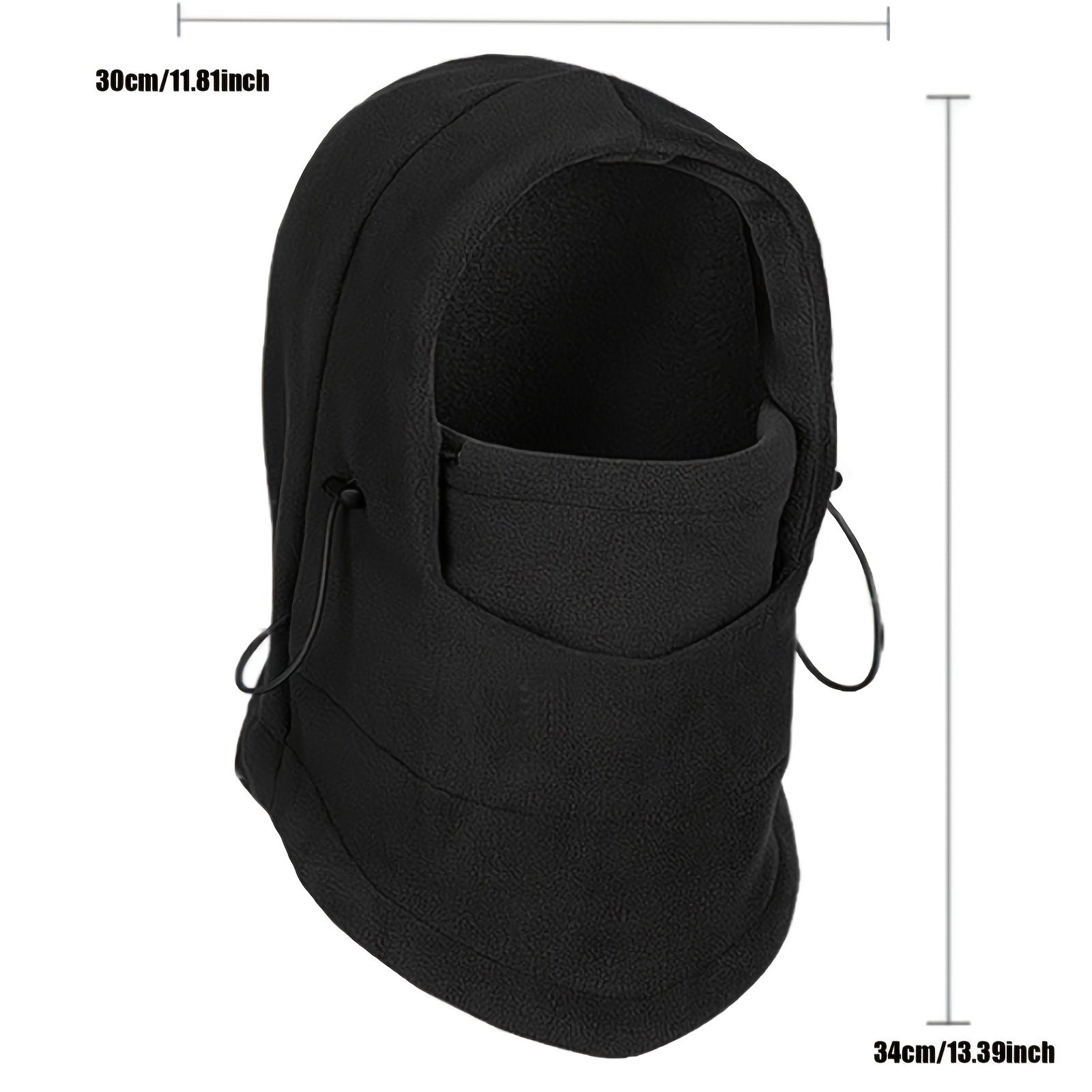 Waterproof Thermal Balaclava Hooded Neck Warmer for Winter