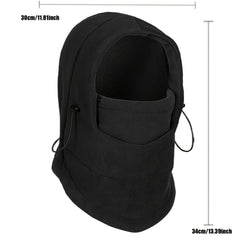 Waterproof Thermal Balaclava Hooded Neck Warmer for Winter