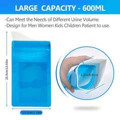12pcs Disposable Urine Bags for Travel and Camping