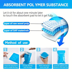 12pcs Disposable Urine Bags for Travel and Camping