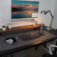 Thickened Desk Mat 37inch Non-slip Table Mat Wear-resistant Soft for Office Home