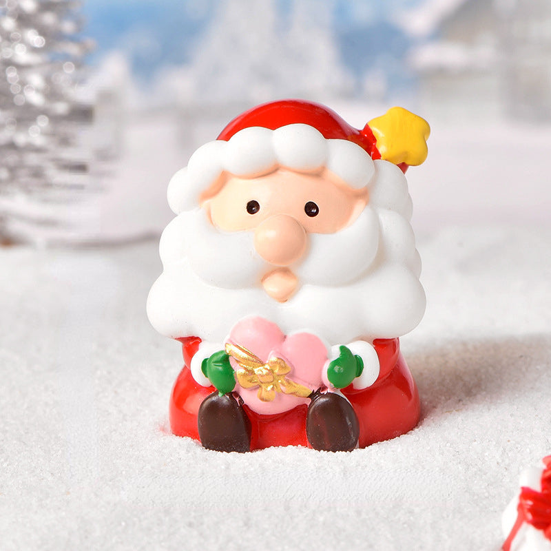 Christmas Snowman Micro Landscape Decoration Crystal Ball