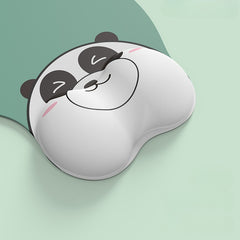 Panda Wrist Guard Mouse Pad Silicone Female 3d Wrist Pad Keyboard