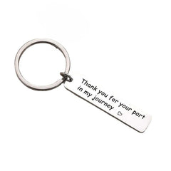 Stainless Steel Friendship Keychain Pendant Gift for Friends