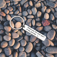 Stainless Steel Friendship Keychain Pendant Gift for Friends