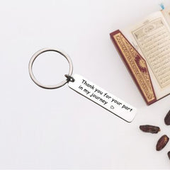Stainless Steel Friendship Keychain Pendant Gift for Friends