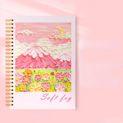 Coil Notebook 16K Painting Cover Thick Book