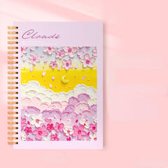 Coil Notebook 16K Painting Cover Thick Book