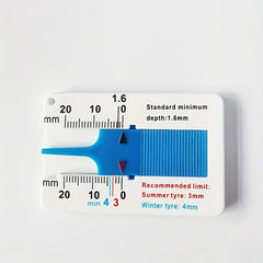RV Wheel Tire Depth Gauge 0 20mm Tyre Tread Depthometer Depth Indicator Gauge