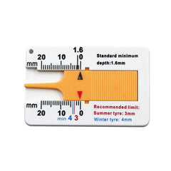 RV Wheel Tire Depth Gauge 0 20mm Tyre Tread Depthometer Depth Indicator Gauge
