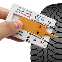 RV Wheel Tire Depth Gauge 0 20mm Tyre Tread Depthometer Depth Indicator Gauge