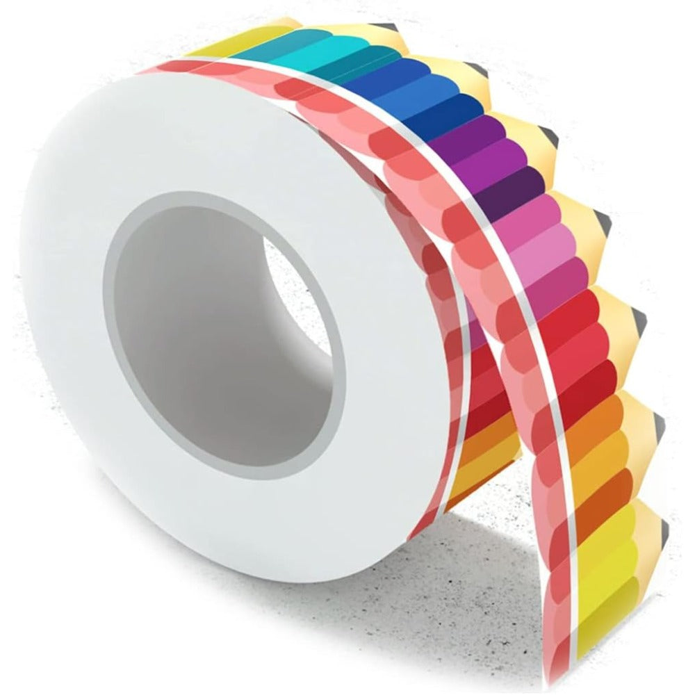 1pc Pencil Border Stickers Back to School Creative Bulletin Board Decor