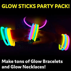 400pcs Glow Sticks 20 Colorful Glow Sticks for Party Supplies