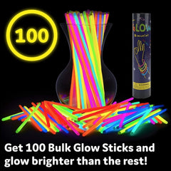 400pcs Glow Sticks 20 Colorful Glow Sticks for Party Supplies