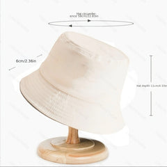 Halloween Skull Pattern Bucket Hat Vintage Sun Protection Hat