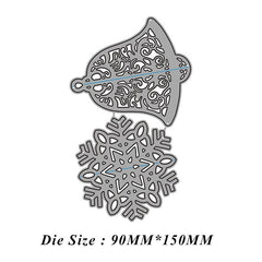 1pc Christmas Cutting Die Ball Snowflake Craft Stencil Punching Templates