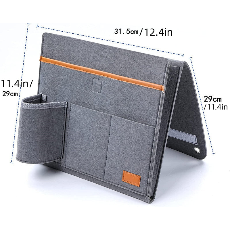 Sofa Armrest Storage Bag, Remote Control Tablet Phone Organizer