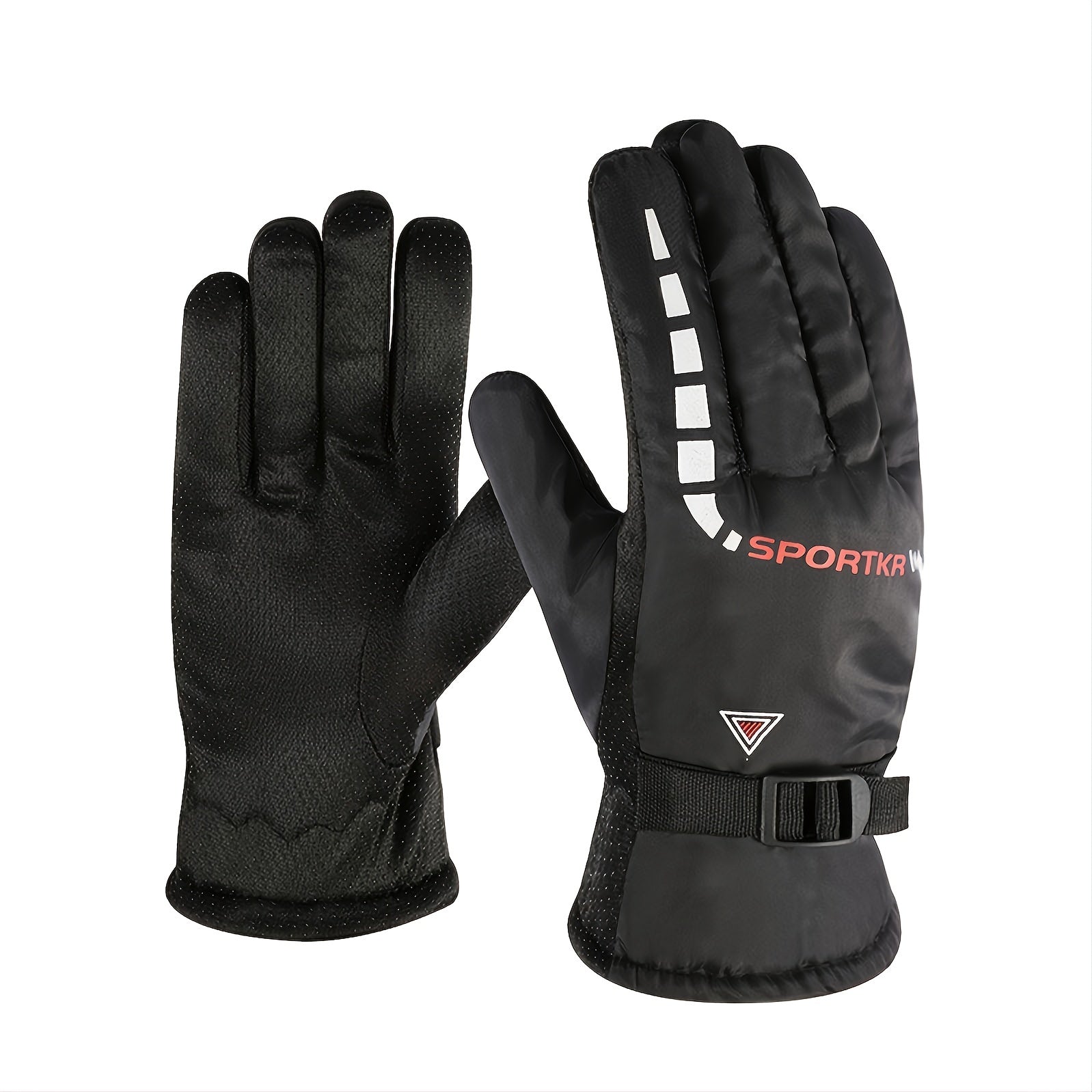 Winter Warm Mittens Men Women Outdoor Anti-skid Gloves Skiing Windproof Padded