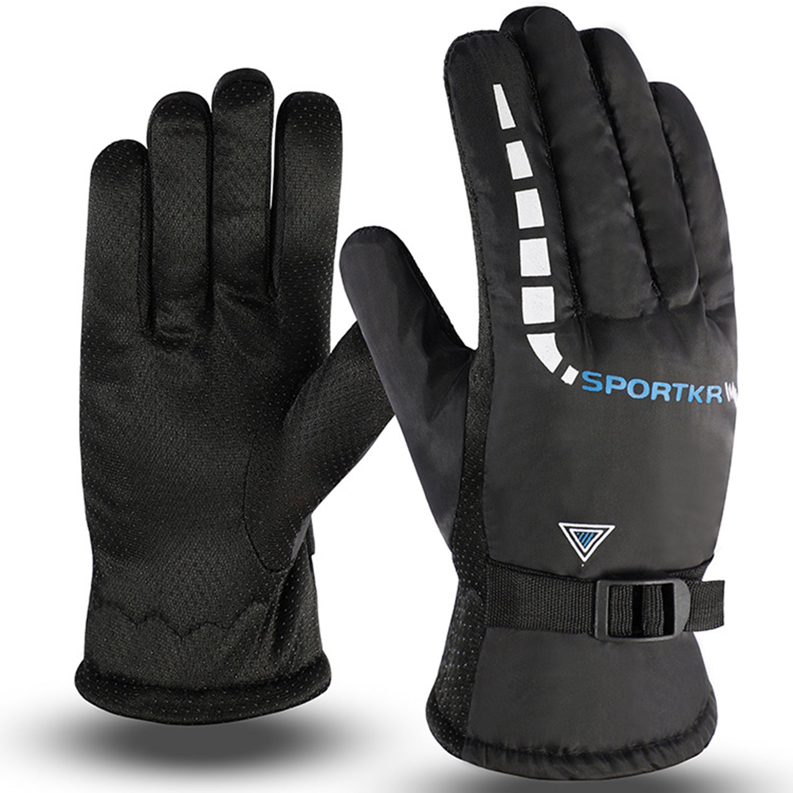 Winter Warm Mittens Men Women Outdoor Anti-skid Gloves Skiing Windproof Padded