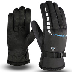 Winter Warm Mittens Men Women Outdoor Anti-skid Gloves Skiing Windproof Padded