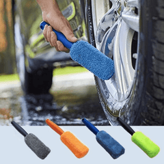 Motorcycle Car Wash Microfiber Wheel Tire Rim Brush Car Wheel Wash Cleaning