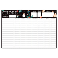Magnetic A3 Month Planner Refrigerator Sticker Erasable Whiteboard