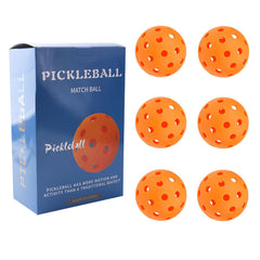 6pcs 40 Hole 2.9'' Pickleballs PE High Elastic Replacement